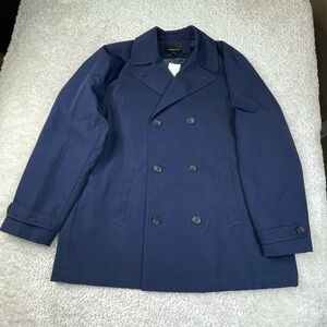 Banana Republic Deep Blue Trench Coat